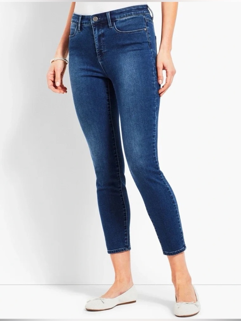 Talbots Denim Jeggings Crops in 16W